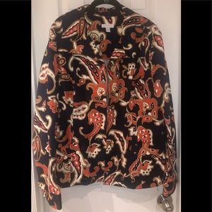 Charter club paisley print jacket